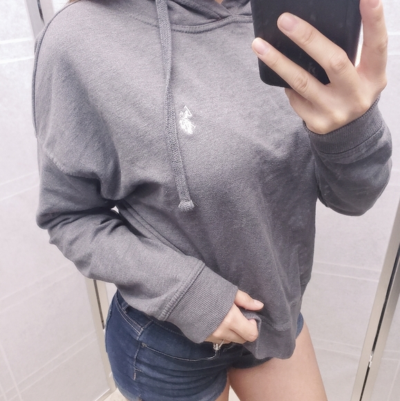 Jackets & Blazers - Polo hoodie sweatshirt jacket